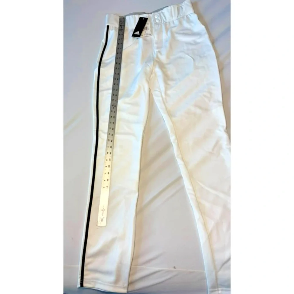 NWT Adidas Icon Pro PIP OH Baseball Pants Mens Medium White / Black MSRP $60